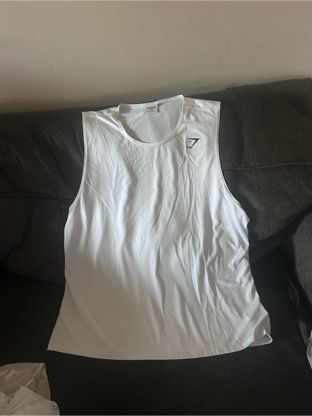 Gymshark white tank top